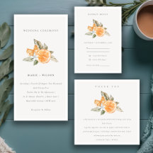 Orange Slice Botanical Foliage