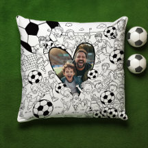 Custom Color-In Photo Cushions Collection