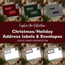 Christmas Address Labels and Envelopes
