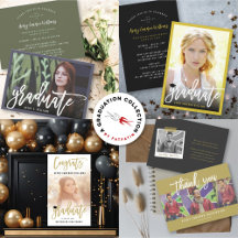 BRUSH SCRIPT CALLIGRAPHY PHOTO MODERN GRADUATION