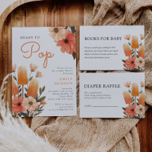 Popsicle Ready to Pop Floral Baby Shower
