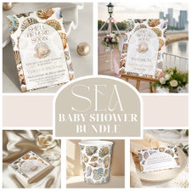 Pearl Under The Sea You Soon Girl Baby Shower
