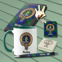 Clan MacKay Tartan and Crest Collection