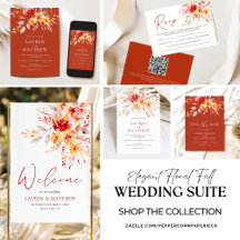 Elegant Floral Wildflower Bouquet Fall Wedding