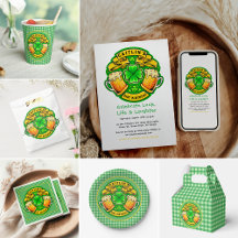 St. Patrick's Day Shamrock 21st Birthday Party