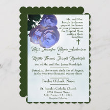 Catholic Misty-Mauve and Green Wedding Suite