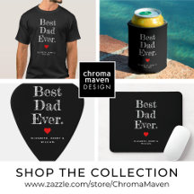 Best Dad Ever Hand Drawn Personalized Names