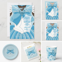 Blue Magical Girl Birthday Party