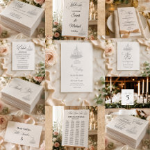 Church Calligraphy Wedding Suite
