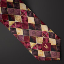 Watercolor Geometric Neckties