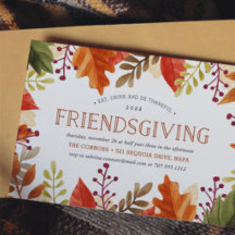 Elegant Thanksgiving Invitations 