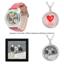 Kingdom of Animals Cufflinks Necklaces Gift Boxes