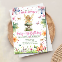 Magical Garden Fairy 1st Birthday