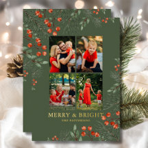 Merry & Bright Christmas Cards 2025