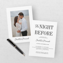 Modern The Night Before Wedding Rehearsal
