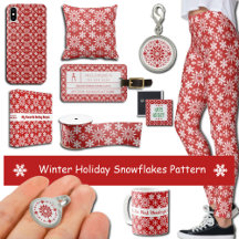 Winter Holiday Snowflakes 