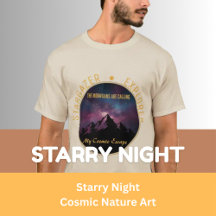 Starry Night Cosmic Nature Art