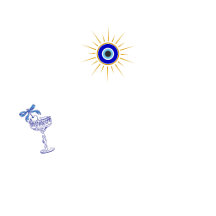 Something Blue and Greek Bridal Shower