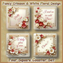 COASTERS - Themed Sets of 4 - Square (Some Round)