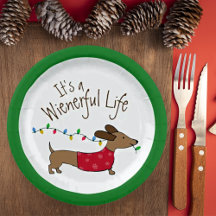 Dachshund Christmas Party Supplies