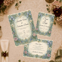 Ethereal Art Nouveau Floral Wedding