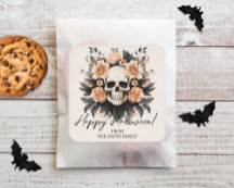 Elegant Vintage Skull Halloween Party