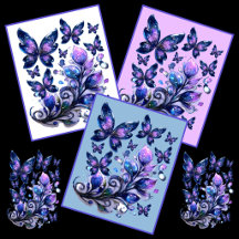 COSMIC SPARKLE BUTTERFLIES COLLECTION