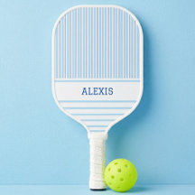 Preppy Striped Pickleball Paddle for Her