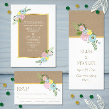 Vintage bouquet wedding collection