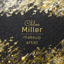 Modern Stylish Fancy Makeup Artist Business Cards