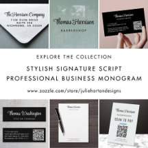 Stylish Signature Script Business Monogram