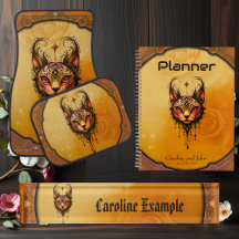 Ornamental elegance: A portrait of a cat