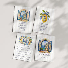 Amalfi Coast Mediterranean Italian Summer Wedding