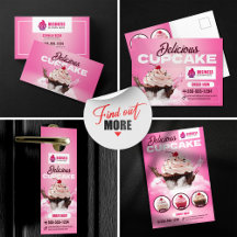 Modern Cupcake Bakery Shop Pastry Dessert Cake