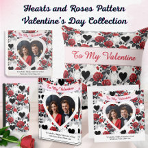 Hearts and Roses Pattern Valentine's Day