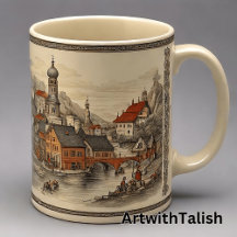Unique Mugs by ArtWithTalish – Sip in Style
