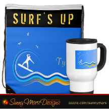 Surfs Up Surfer Surfing Product Set
