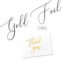 Gold Foil Cards and stationary