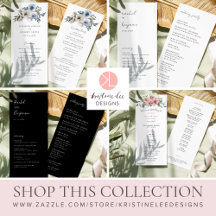 Wedding Programs Ceremony