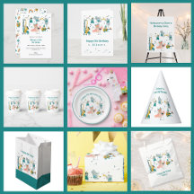 Cute Pink Songbird and Animal Band