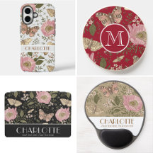 Wildflower Botanical Floral Monogram_Electronic