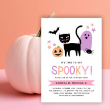 Cute Pastel Halloween Birthday Party