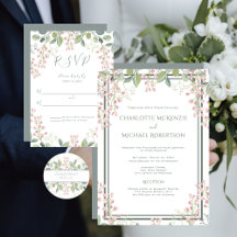 Spring Blossoms Pink Blush Wedding