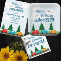 Cars Kids Boy Birthday