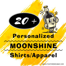 Moonshine Themed Apparel