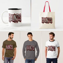 Haunted Horror Drip Typography