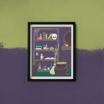 Witchy Workroom art prints
