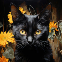Black Cat Painting Home 