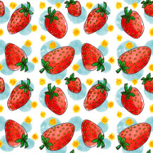 Strawberries & Daisies
