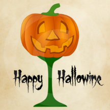 Happy Hallowine Pumpkin